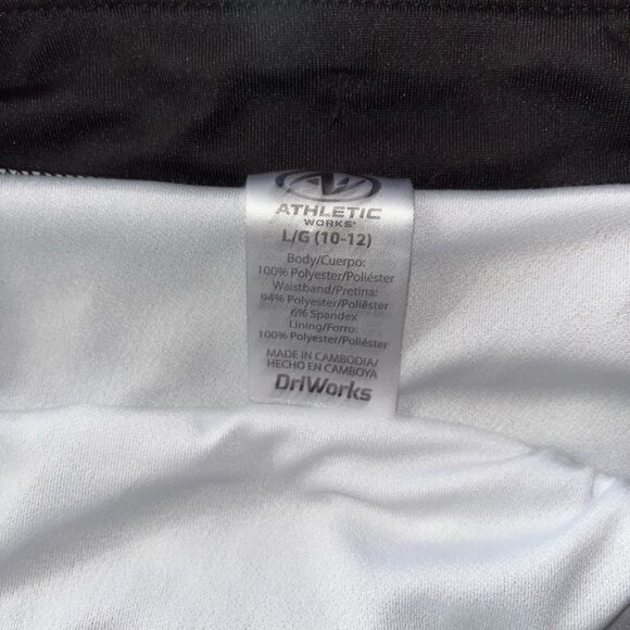 FREE IN A BUNDLE Athletic Works Dri Works girls running shorts - large 10/12 - Picture 2 of 4